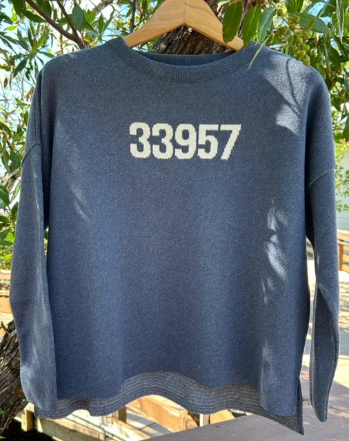 Relaxed Sweater 33957 Denim