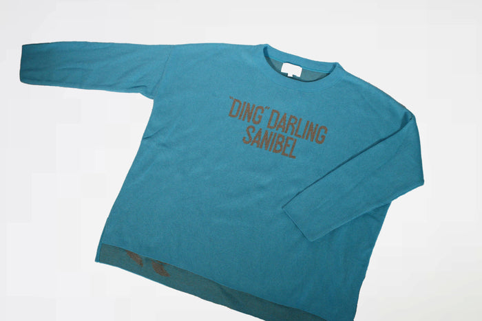 Relaxed Sweater "Ding" Turtle Jade