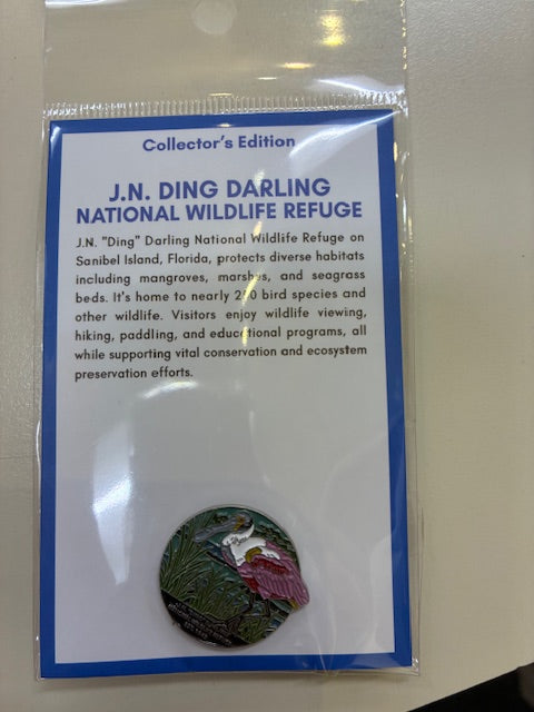 DDWS Spoonbill Pin