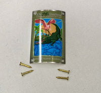 Refuge Logo Hiking Stick Medallion