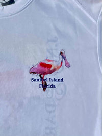 *NEW* Spoonbill Performance Crew Neck Shirt - White - UPF 50