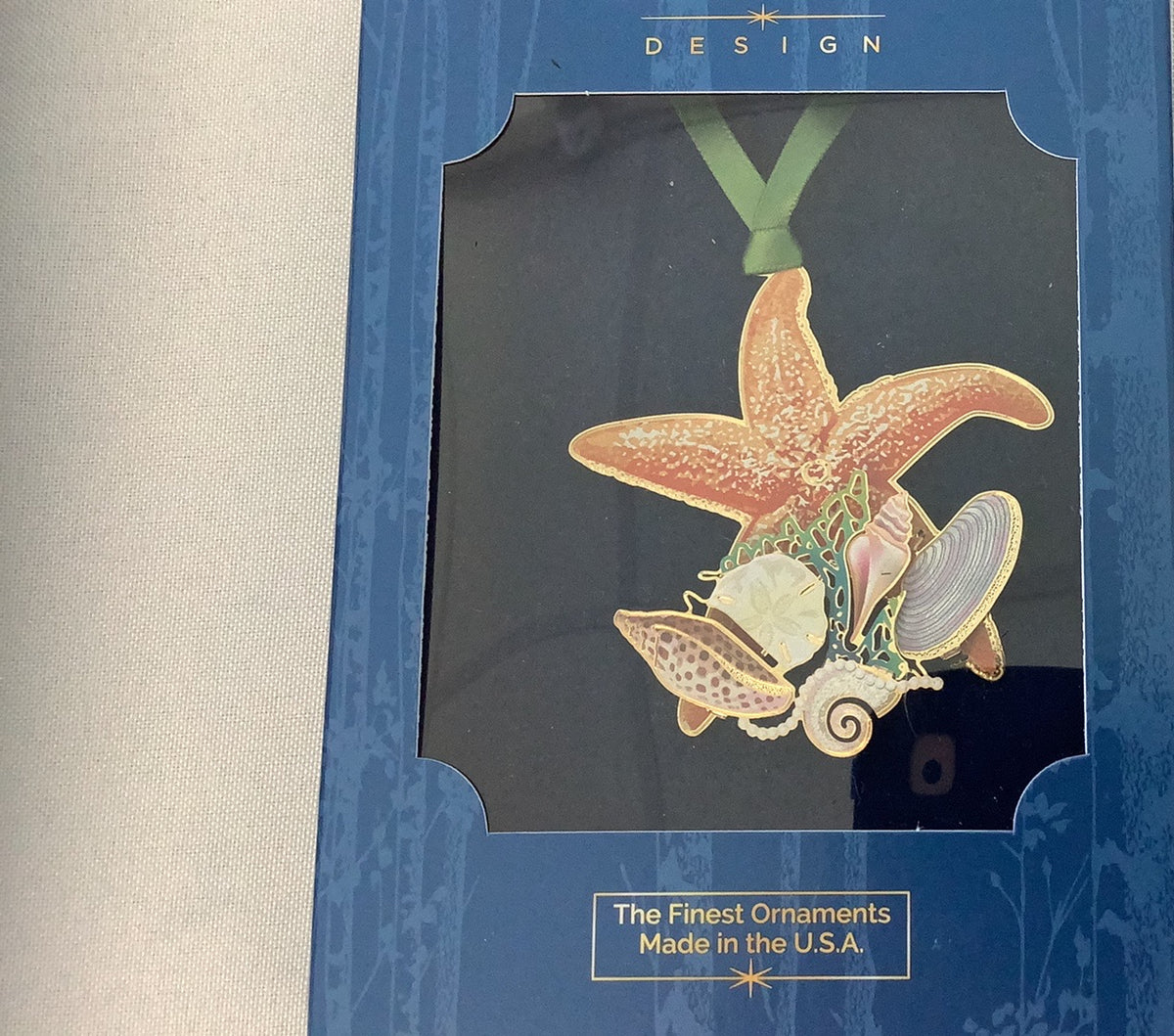 3-D Metal Ornament - Shells and Seastar
