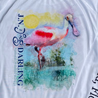*NEW* Spoonbill Performance Crew Neck Shirt - White - UPF 50