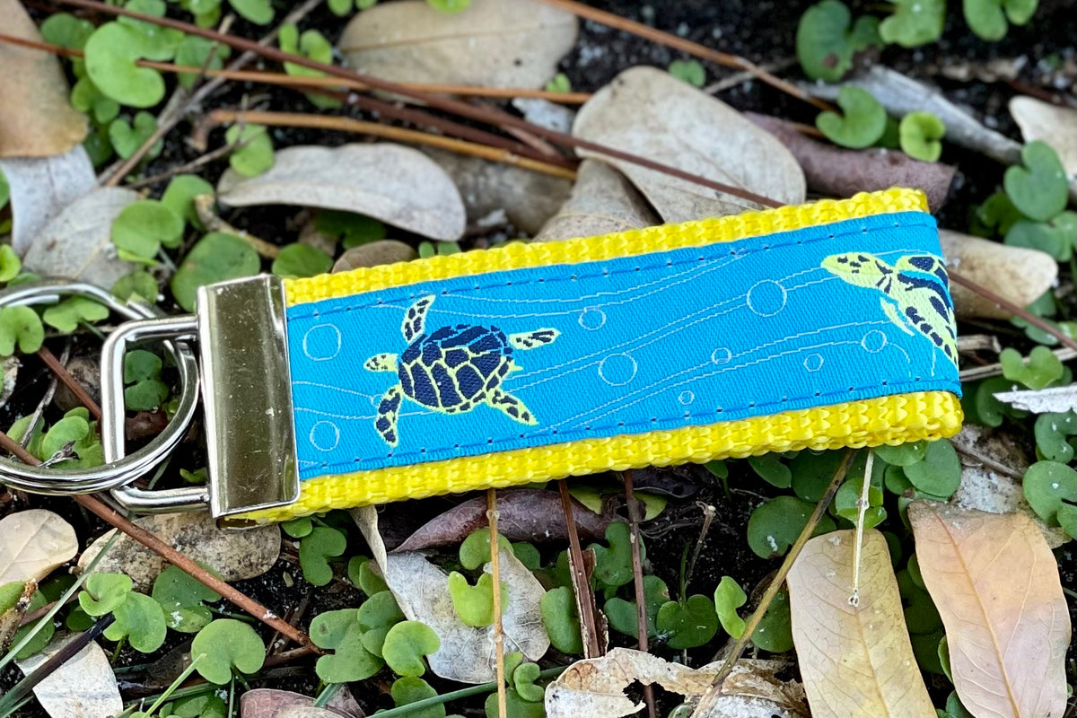 Ribbon Loop Key Chain - Assorted Island Designs - Made in USA