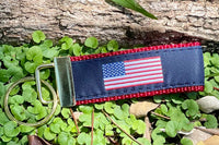 Ribbon Loop Key Chain - Assorted Island Designs - Made in USA