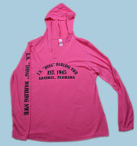 Pink "Ding" Established Ladies Hoodie