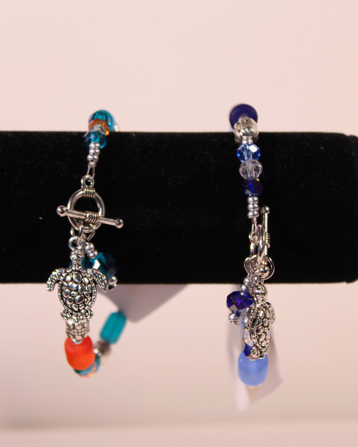 Sea Glass Bracelet - Assorted Colors