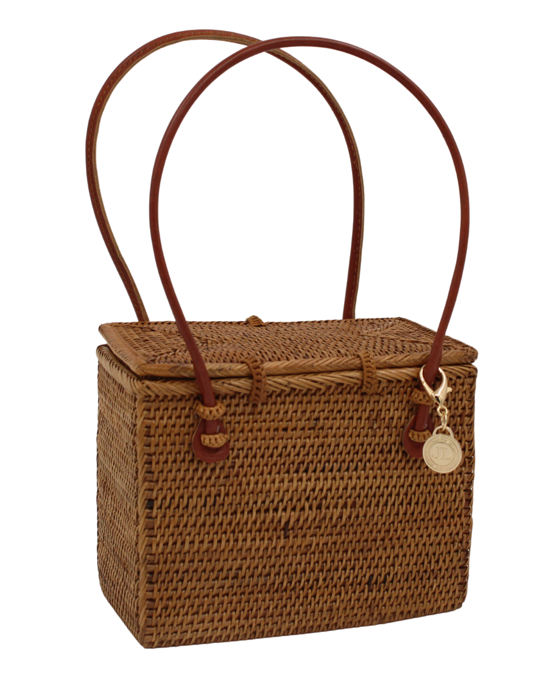 Straw Box Purse - Gator