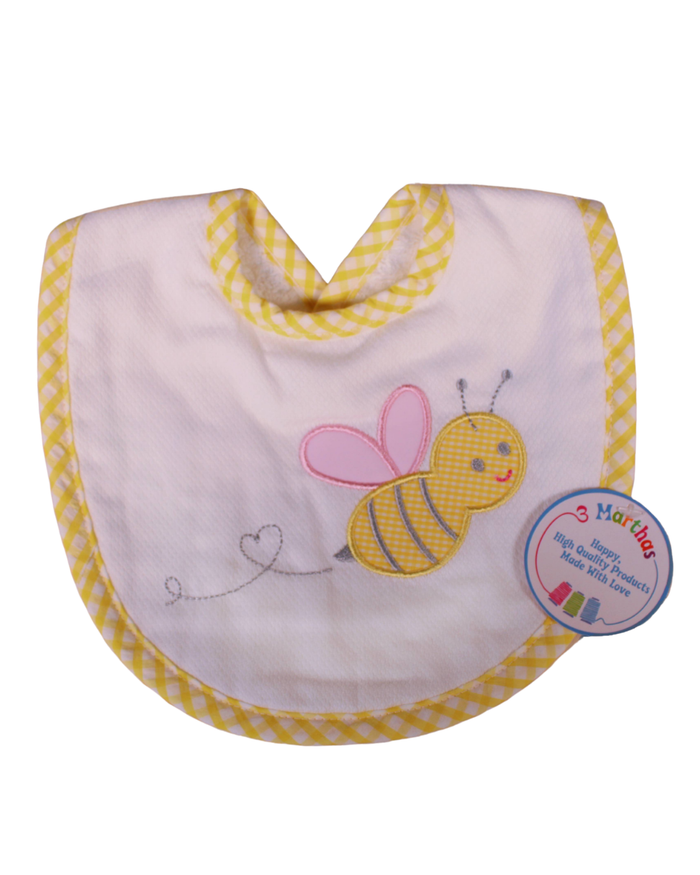3Ms Basic Bib Pink Bumble Bee