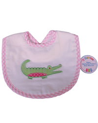 3Ms Basic Bib Pink Alligator