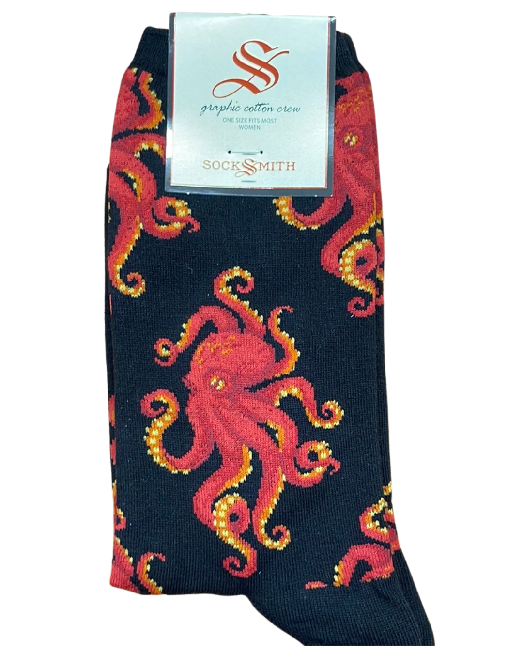 Socktopus Black Womens Socks