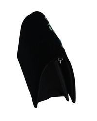 MZ Handbag Black Velvet Kingfisher