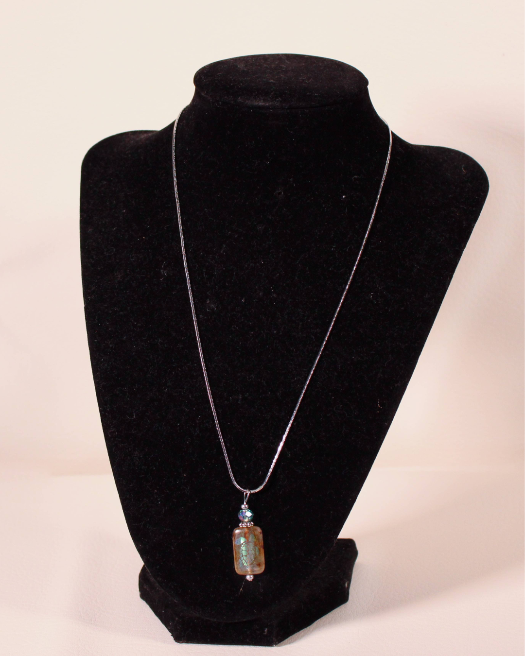 Sea Life Necklace -Rect Turtle