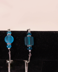 Sea Glass Slider Bracelet - Assorted Colors