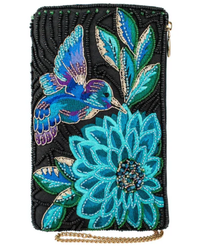 Mary Frances Hand Beaded Crossbody Bag- Iridescent Found
