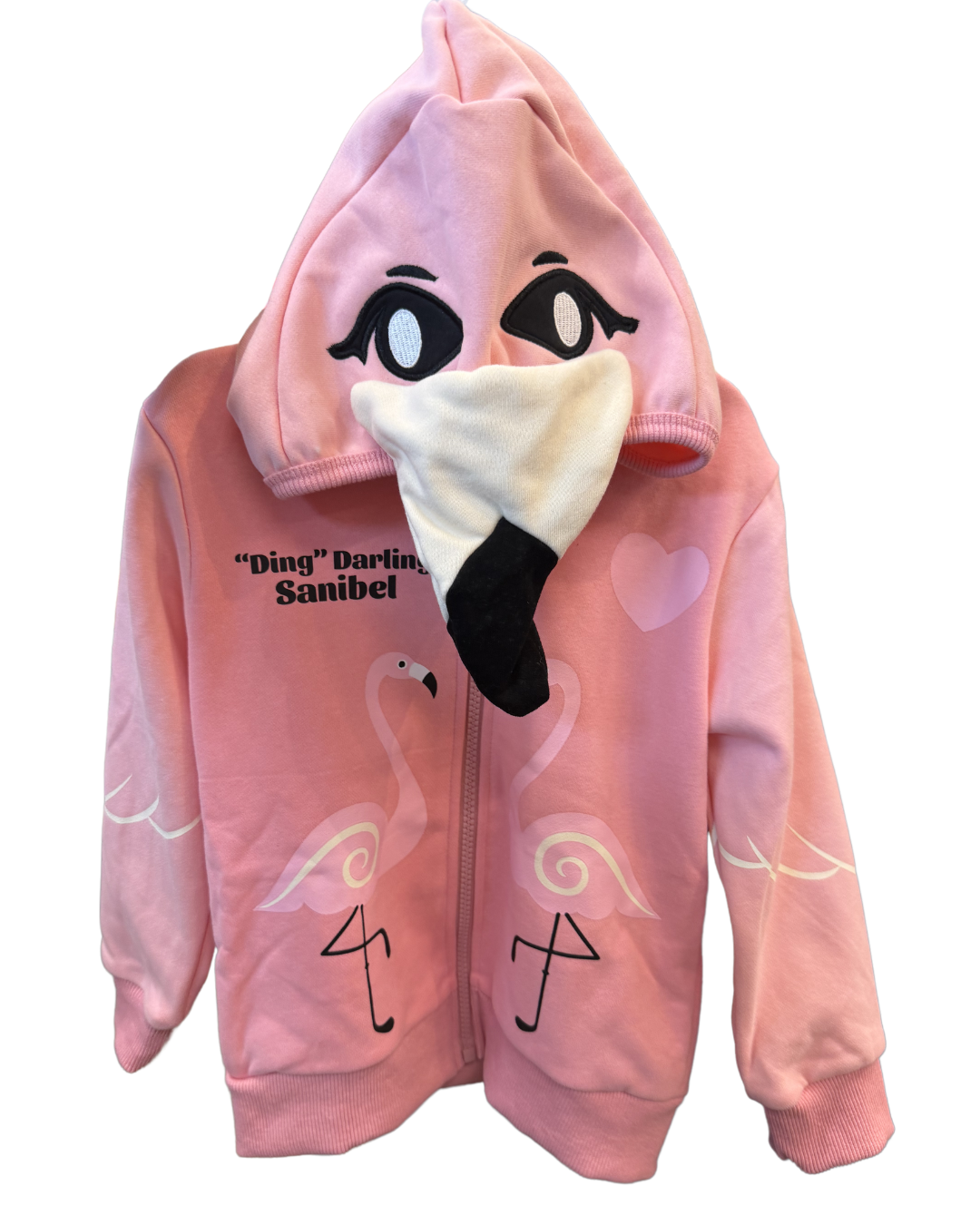 Kids Flamingo Hoodie DING
