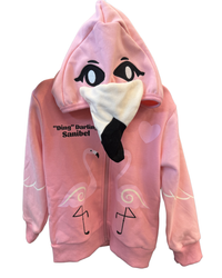 Kids Flamingo Hoodie DING