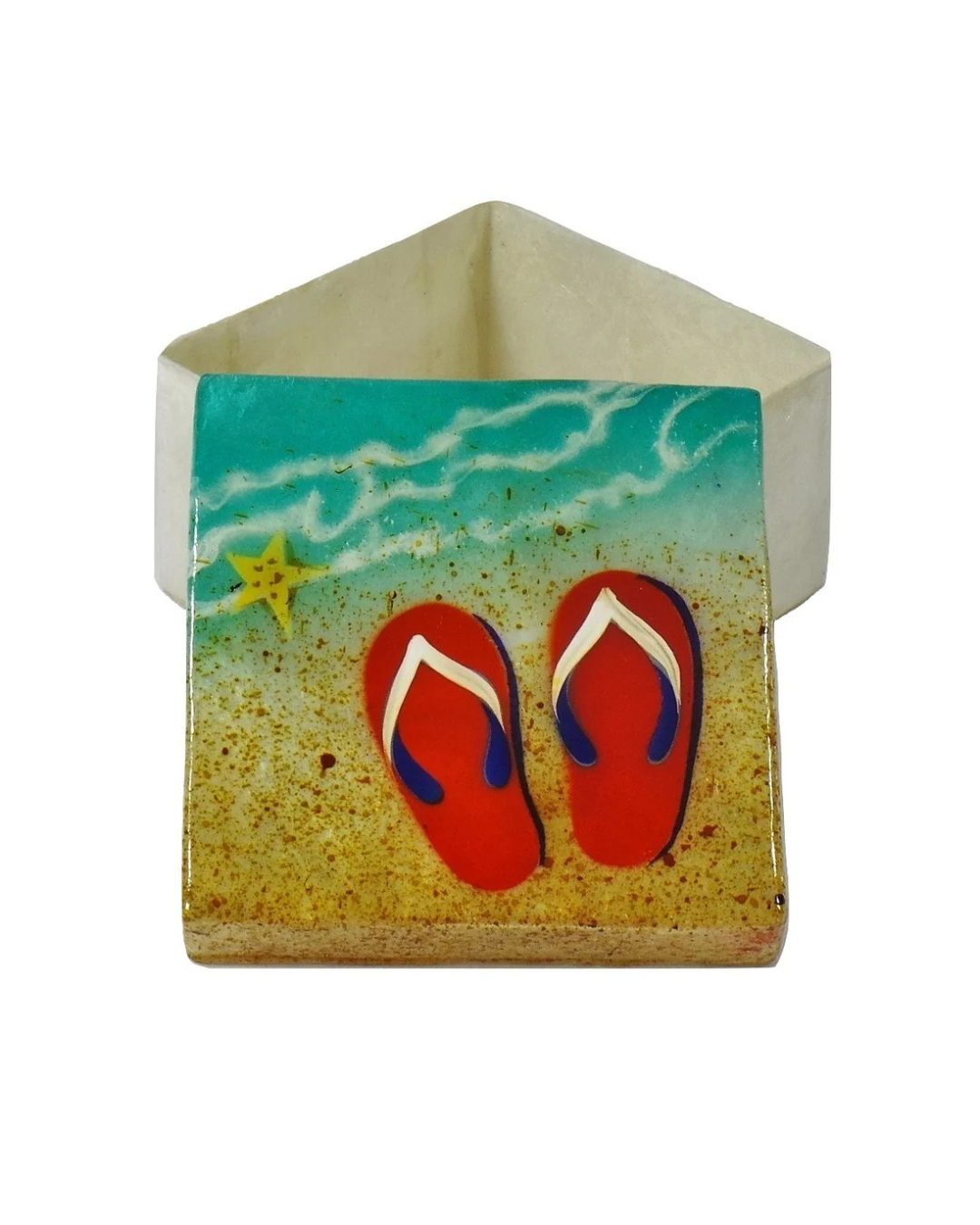 Capiz Box Flip Flop 1297