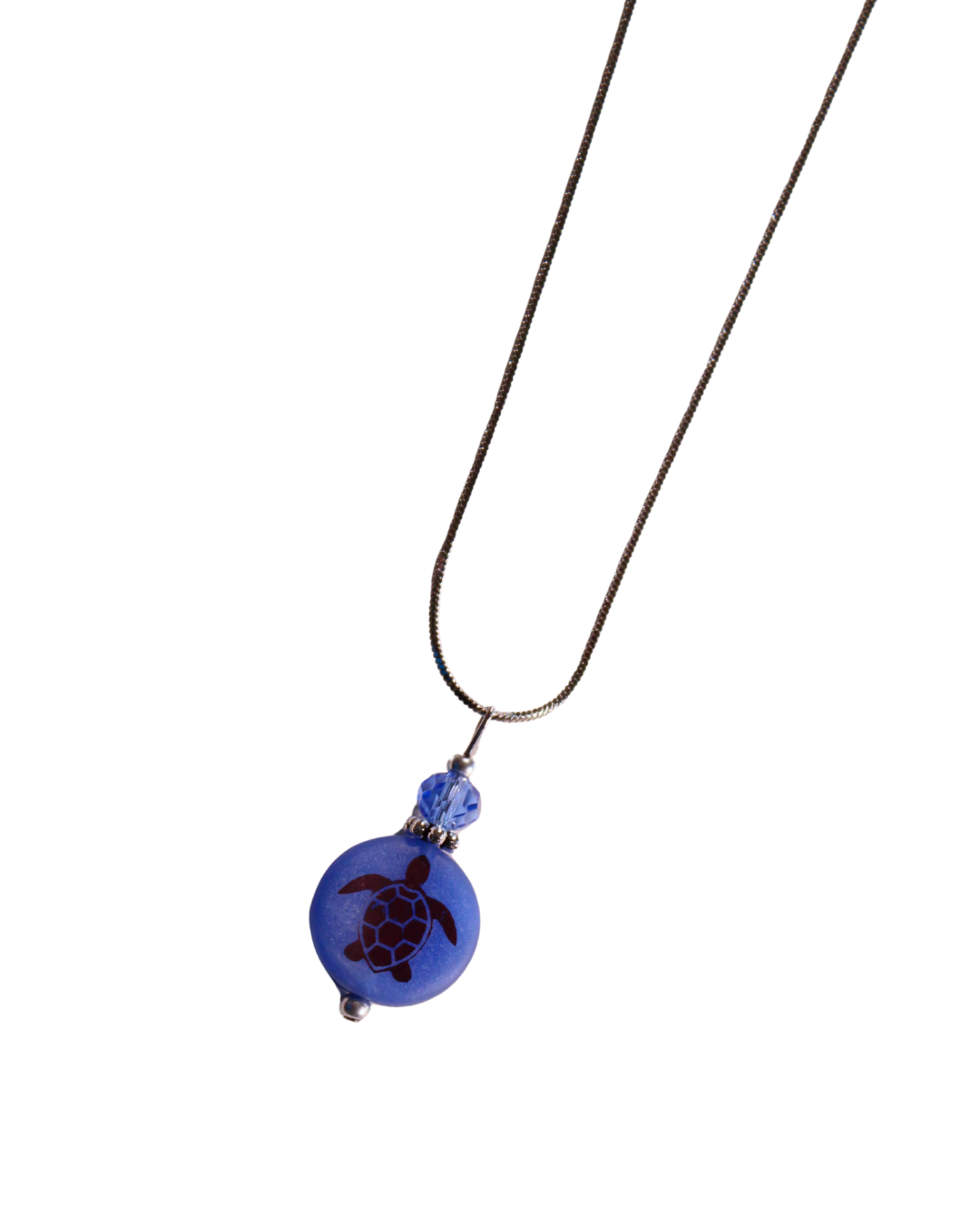 Sea Life Necklace -Round Turtle