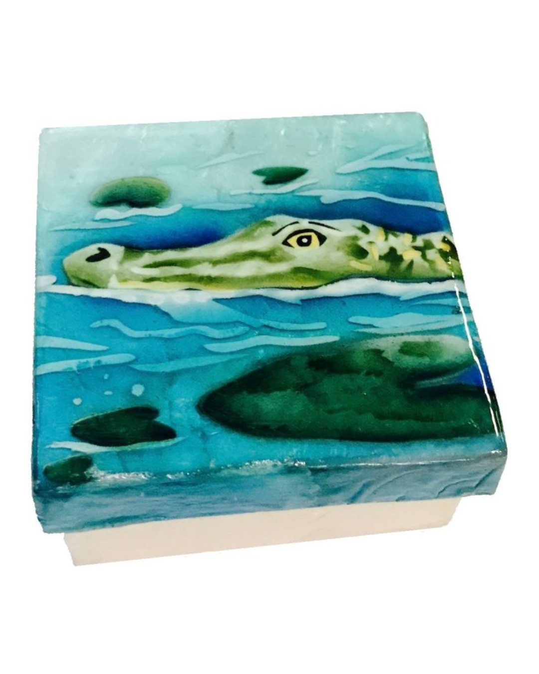 Capiz Box Alligator 1249C