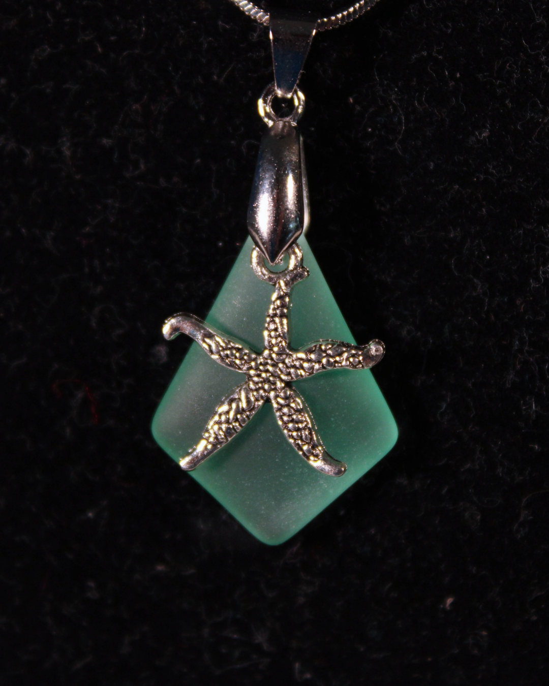 Sea Glass Necklace - Starfish