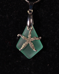 Sea Glass Necklace - Starfish