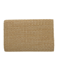 Straw Clutch Purse - small Turtle