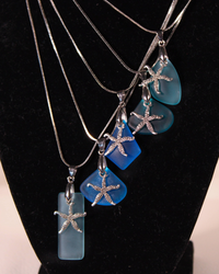 Sea Glass Necklace - Starfish