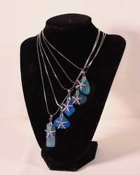 Sea Glass Necklace - Starfish