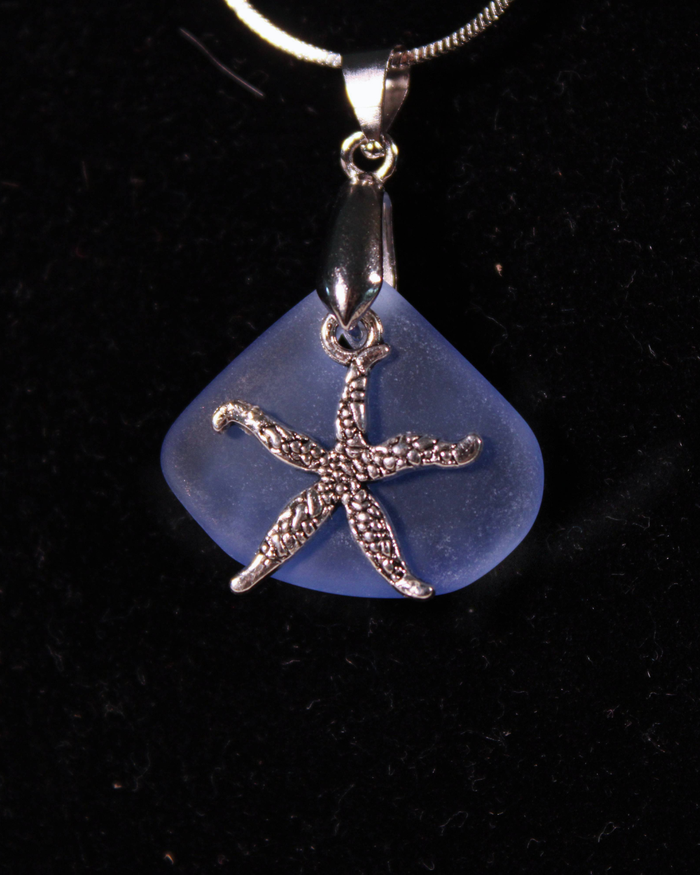 Sea Glass Necklace - Starfish