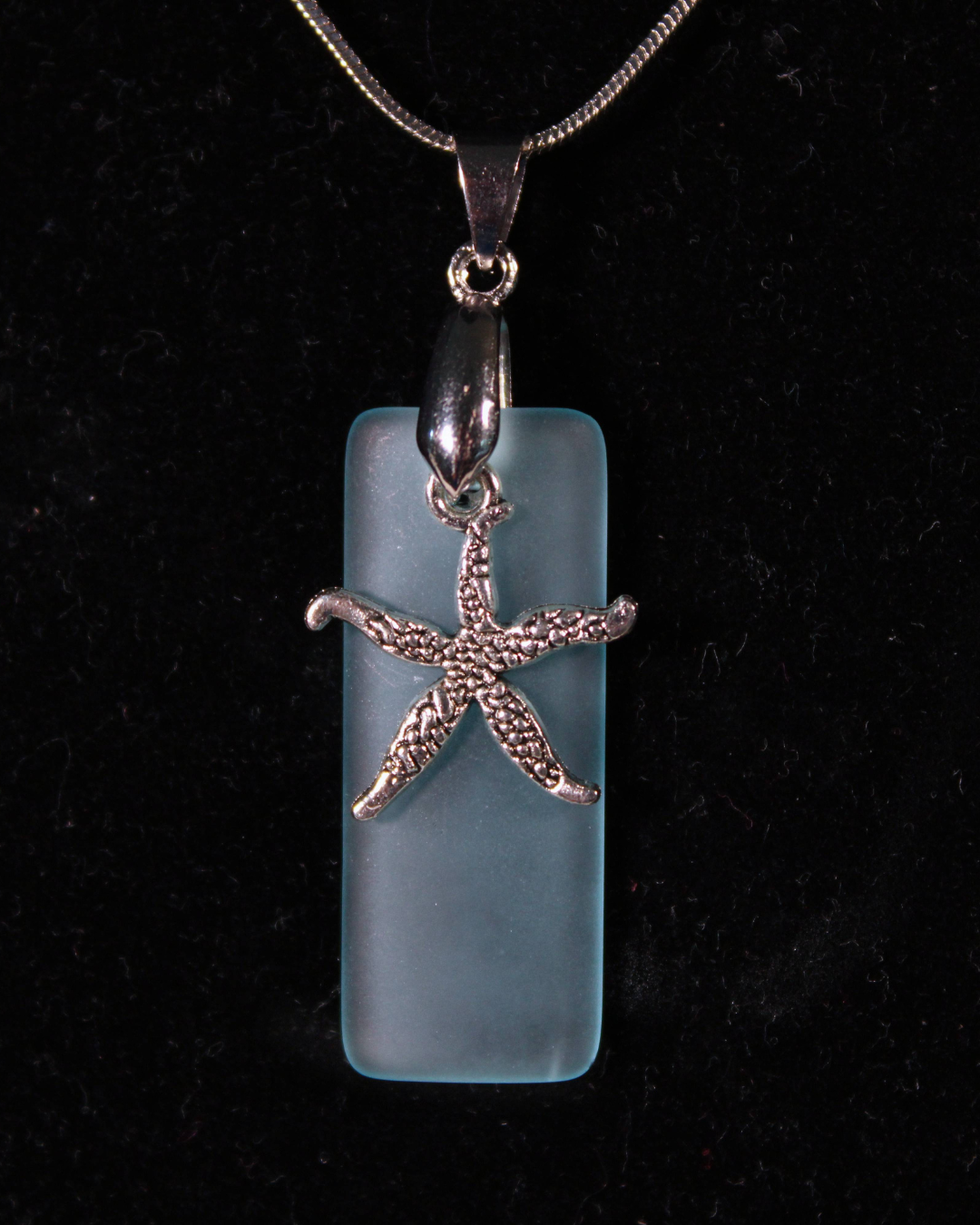 Sea Glass Necklace - Starfish