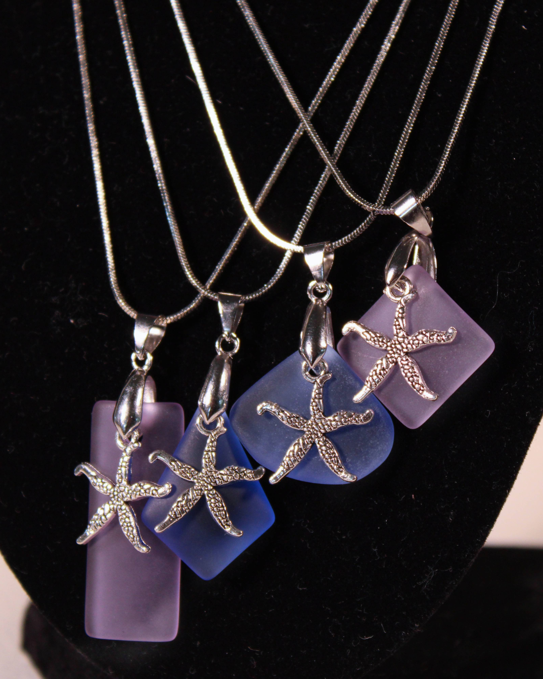 Sea Glass Necklace - Starfish