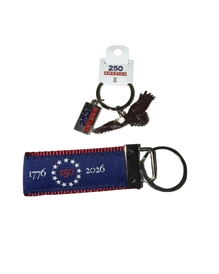 America 250 Eagle Keychain