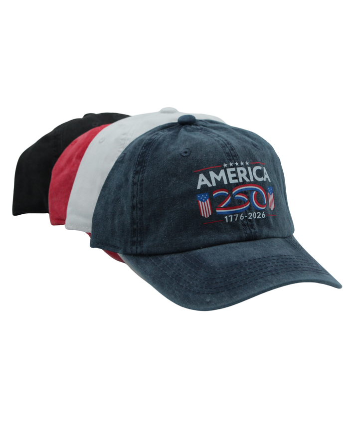 America 250 Ball Caps - Black