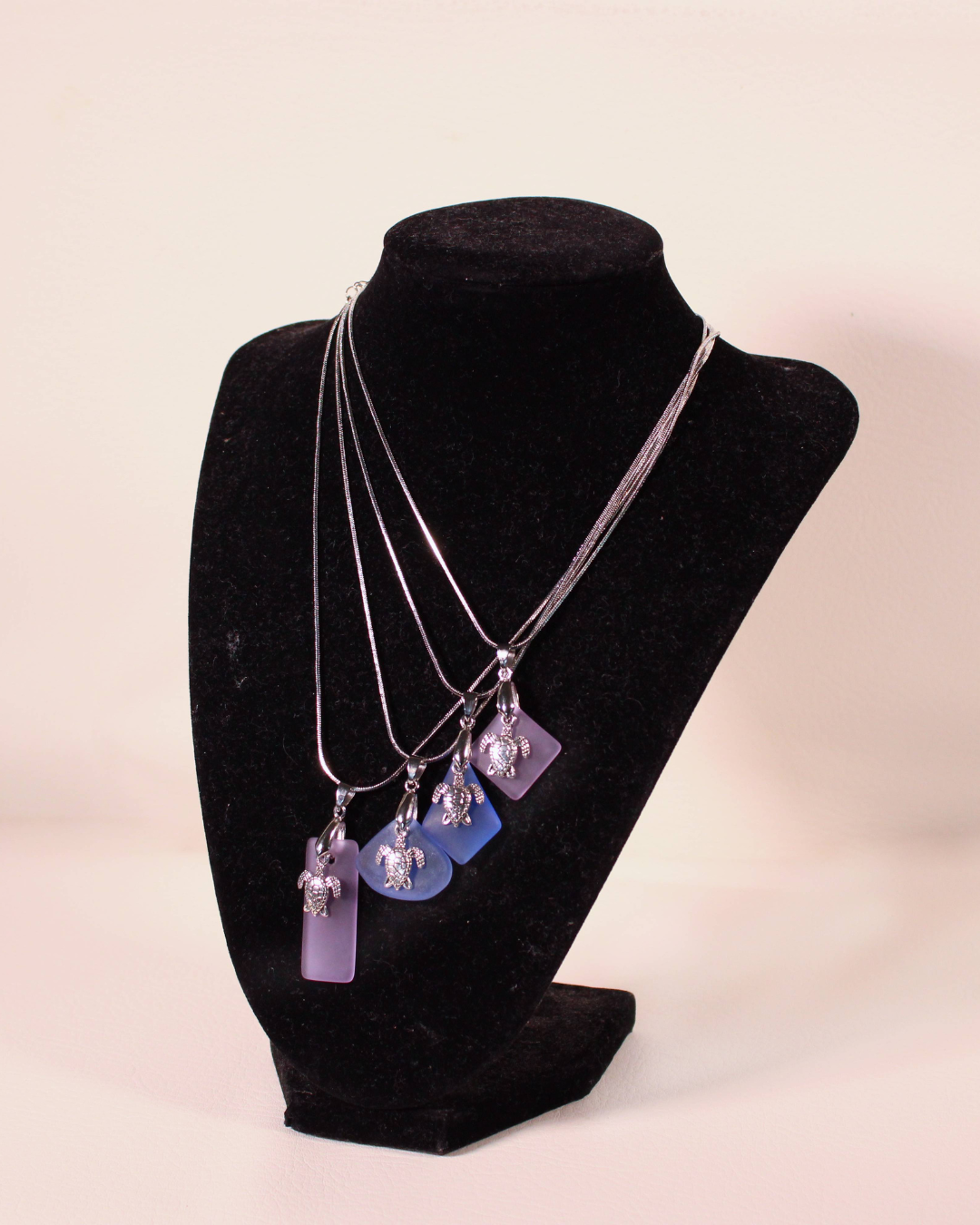 Sea Glass Necklace - Turtle