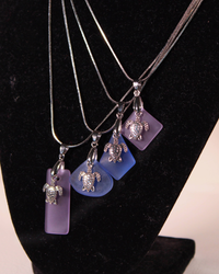 Sea Glass Necklace - Turtle