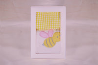 3Ms Bib & Burp Set Pink Bumble Bee