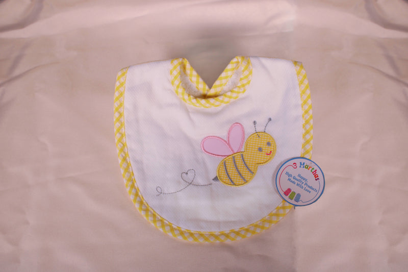 3Ms Basic Bib Pink Bumble Bee