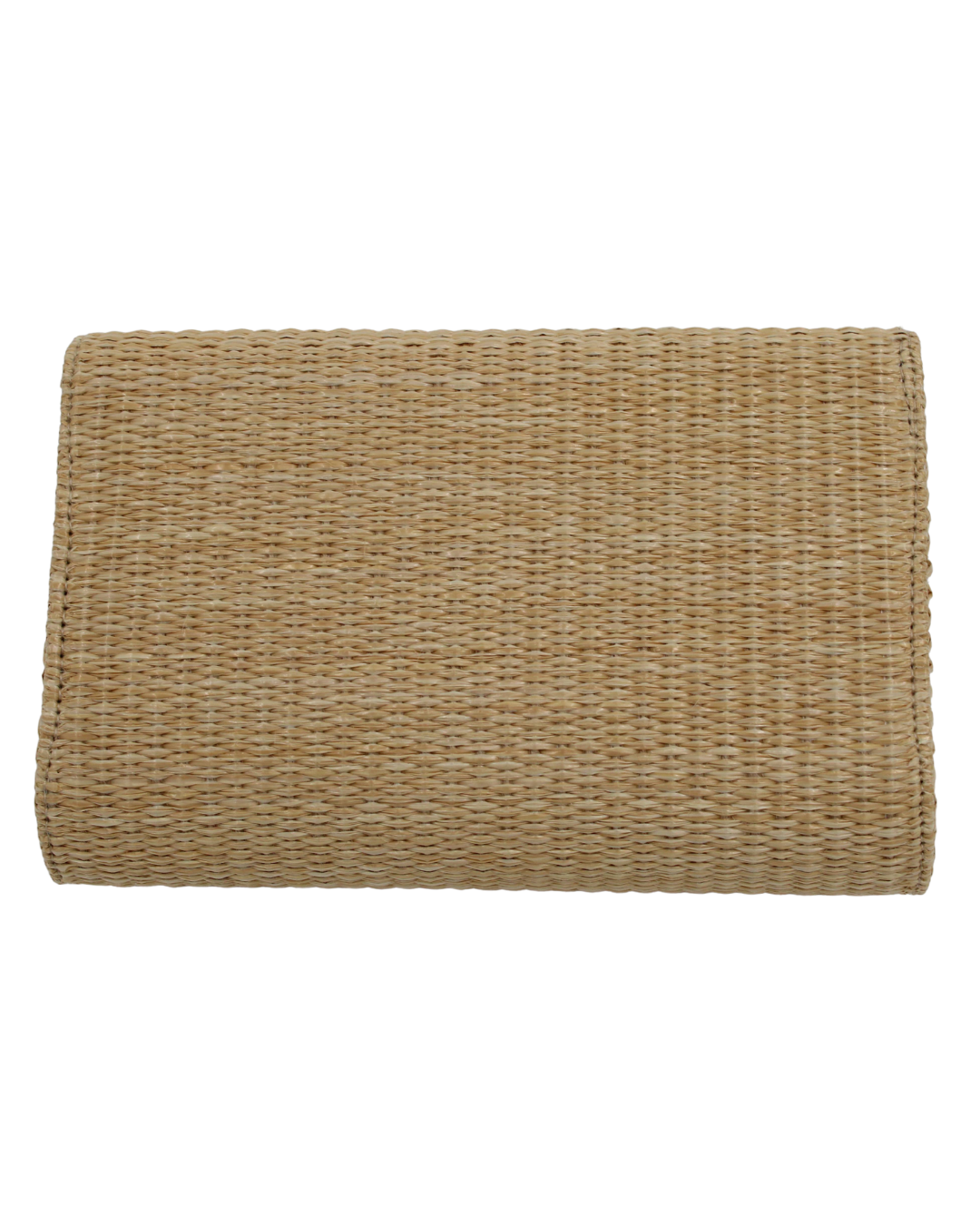 Straw Clutch Purse - small scallop Starfish