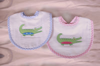 3Ms Basic Bib Pink Alligator
