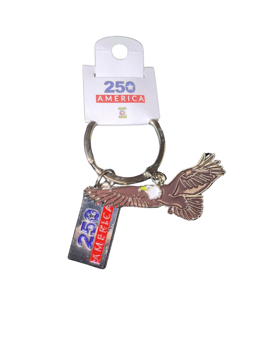 America 250 Eagle Keychain