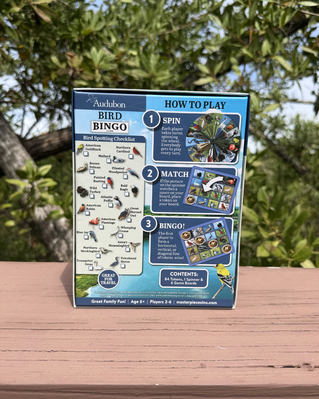 Audubon Bird Bingo