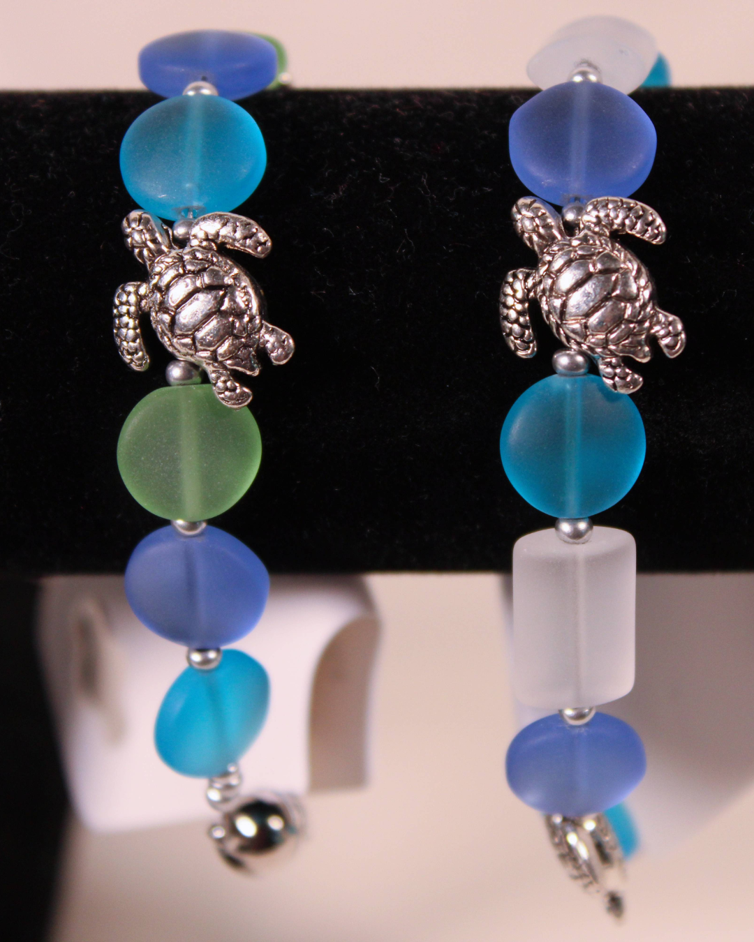 Sea Glass Magnetic Bracelet - Turtle