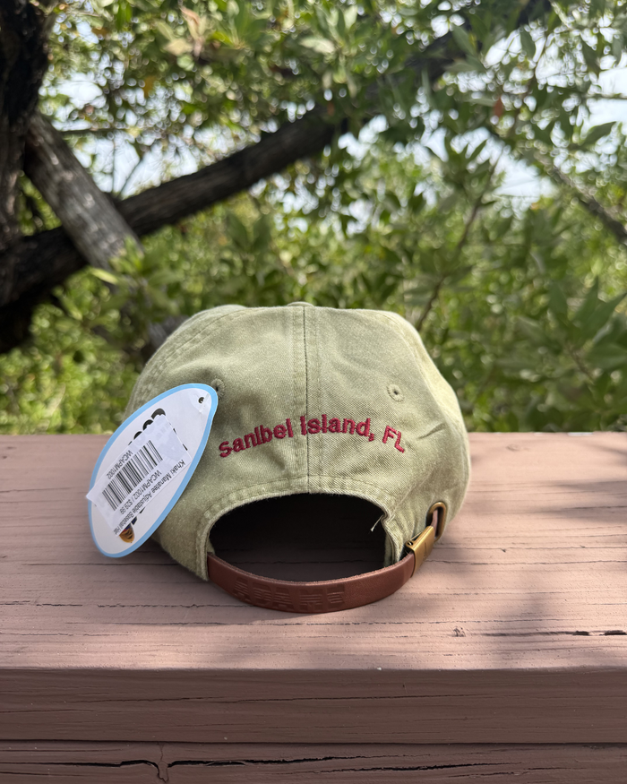 Khaki Manatee Adjustable Baseball Hat