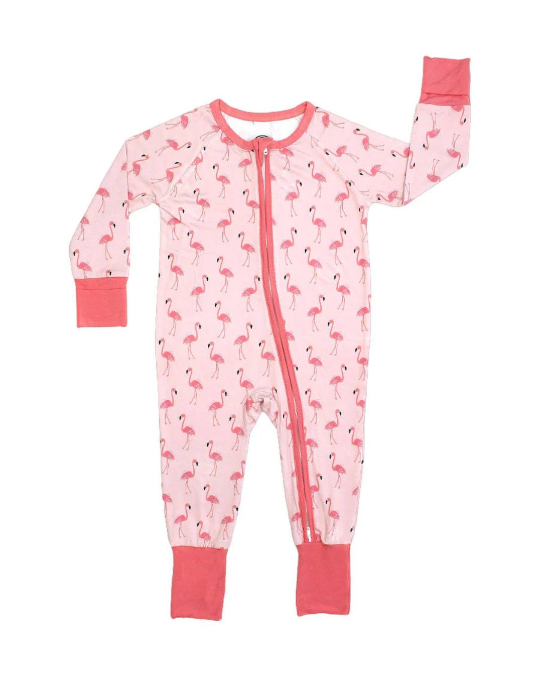 Pajamas - Bamboo Baby - Fancy Flamingos