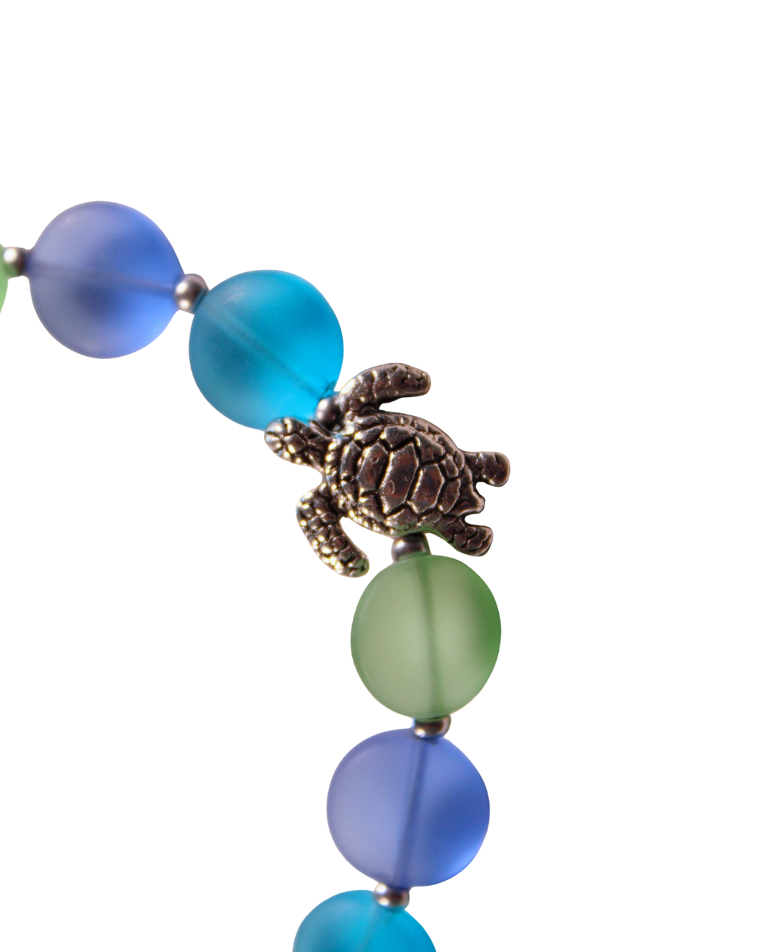 Sea Glass Magnetic Bracelet - Turtle