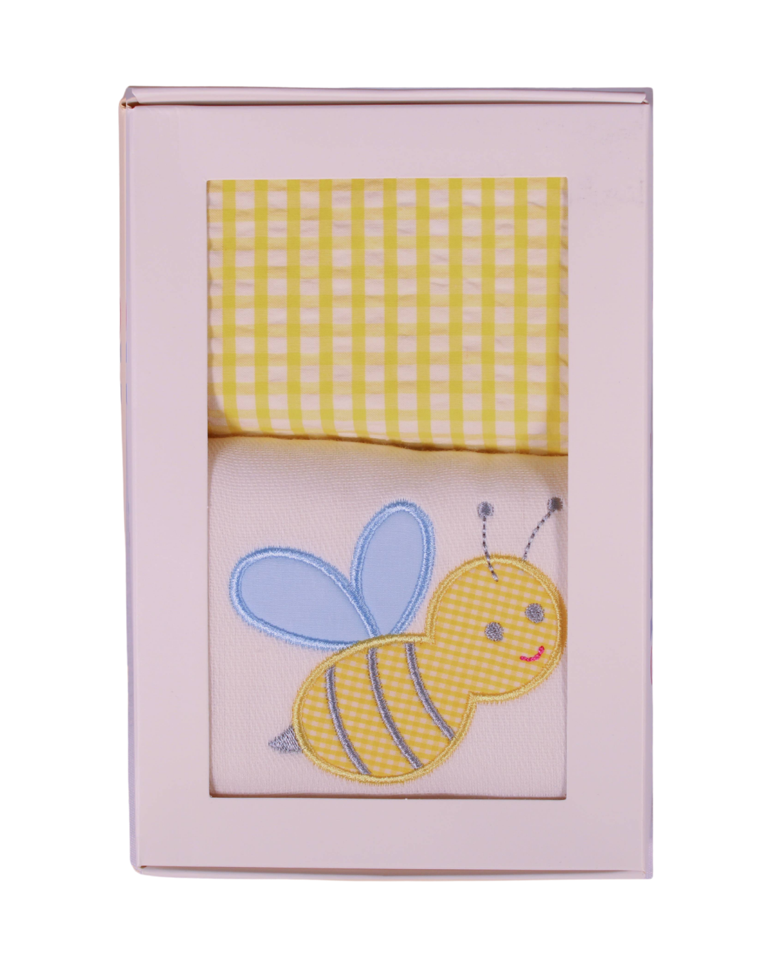 3Ms Bib & Burp Set Blue Bumble Bee