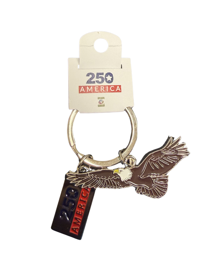 America 250 Eagle Keychain