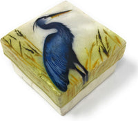 Capiz Box Blue Heron 1250