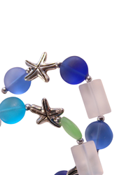 Sea Glass Magnetic Bracelet - Starfish